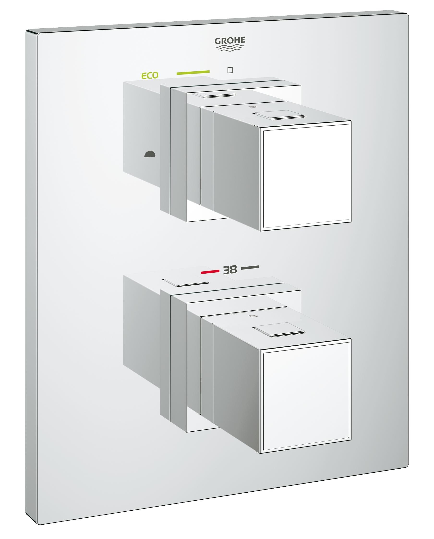 Термостат скрытого монтажа Grohe Grohtherm Cube с переключением на 2 положения (внешняя часть) 19958000
Термостат скрытого монтажа Grohe Grohtherm Cube с переключением на 2 положения (внешняя часть) 19958000