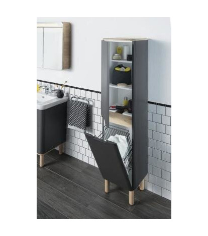 Шкаф-колонна Vitra Sentо с корзиной для белья напольный 40 60856 левый антрацит матовый
Шкаф-колонна Vitra Sentо с корзиной для белья напольный 40 60856 левый антрацит матовый