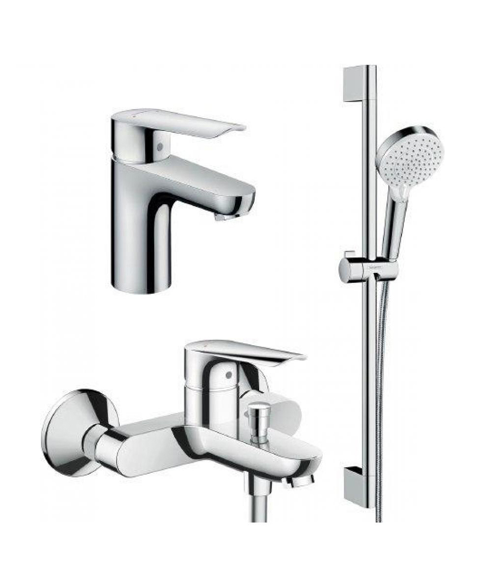 Комплект смесителей для ванны и раковины Hansgrohe Logis E70a с душевым гарнитуром 71177000+71415000+26532400
Комплект смесителей для ванны и раковины Hansgrohe Logis E70a с душевым гарнитуром 71177000+71415000+26532400