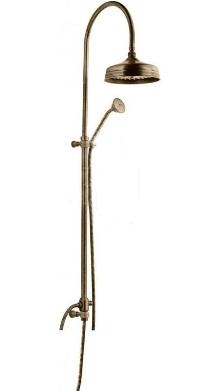 Душевая колонна с ручным и верхним душем Cezares Vintage бронза, ручка металл VINTAGE-CAI-02-M
Душевая колонна с ручным и верхним душем Cezares Vintage бронза, ручка металл VINTAGE-CAI-02-M