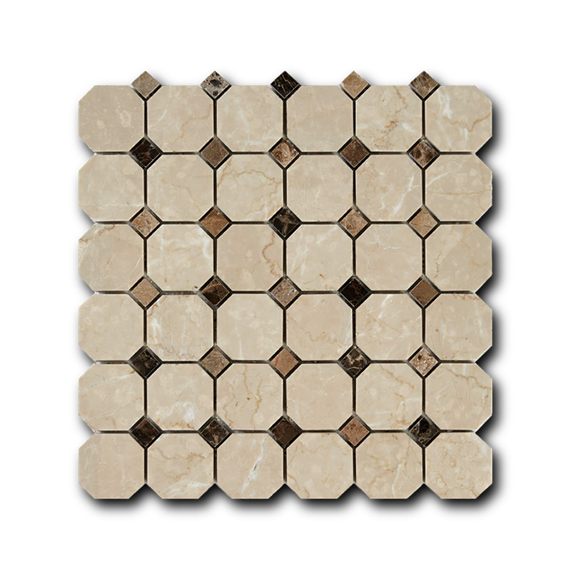Мраморная мозаика Art&Natura Octagon Pattern Botticino Fiorito+Dark Imperador 30,5х30,5
Мраморная мозаика Art&Natura Octagon Pattern Botticino Fiorito+Dark Imperador 30,5х30,5