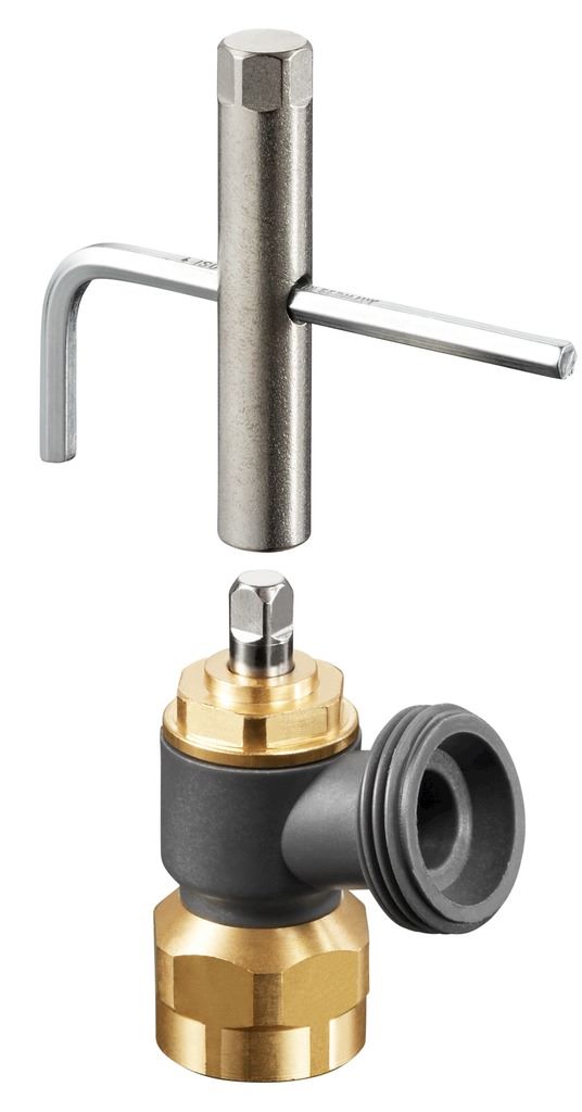 Oventrop Инструмент для заполнения и слива для вентилей "Combi 3", "Сombi 4" и узлов "Multiflex" art 1090551 
Oventrop Инструмент для заполнения и слива для вентилей "Combi 3", "Сombi 4" и узлов "Multiflex" art 1090551