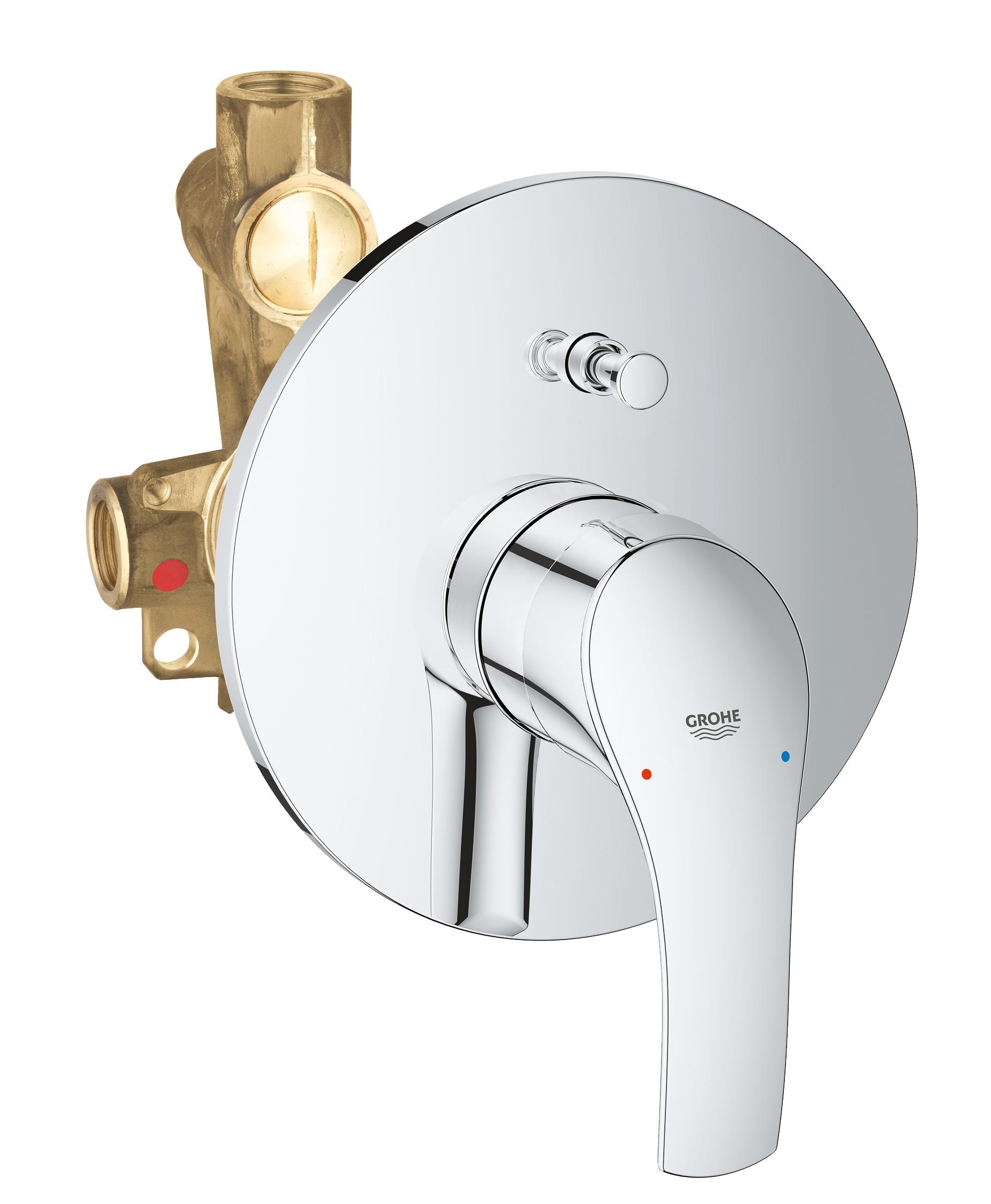 Смеситель для ванны Grohe Eurosmart New встраиваемый (со встроенным механизмом) 33305002
Смеситель для ванны Grohe Eurosmart New встраиваемый (со встроенным механизмом) 33305002