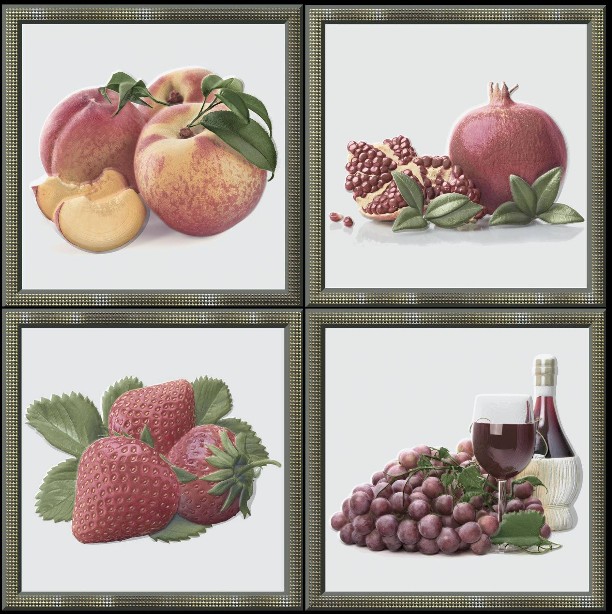 Керамическая плитка Heralgi Garden Dec Fruit Cold 15х15 Декор (4 разных варианта) 15х15
Керамическая плитка Heralgi Garden Dec Fruit Cold 15х15 Декор (4 разных варианта) 15х15