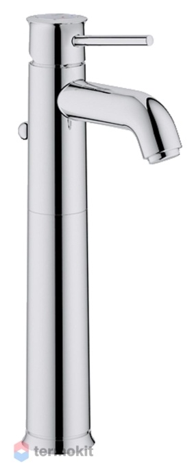 Смеситель для раковины высокий Grohe BauClassic с донным клапаном, свободностоящий 32868000