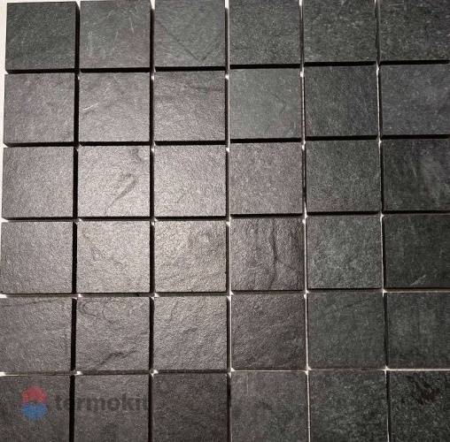Керамическая плитка Grespania Annapurna Negro мозаика 30х30 (4,8х4,8)