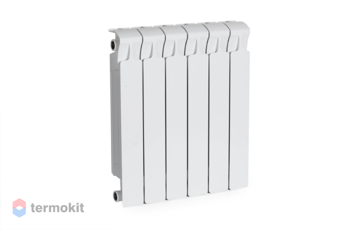 Секционный биметаллический радиатор Rifar Monolit 500 10 секций с боковым подключением Уцененный