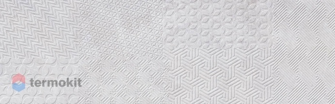 Керамическая плитка Cifre Materia Textile White настенная 25х80