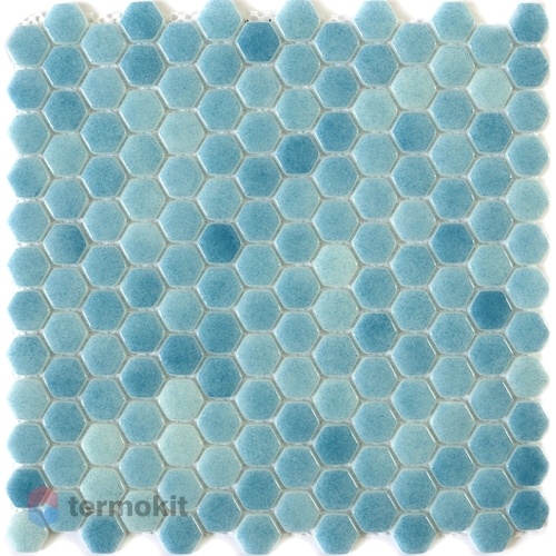 Стеклянная мозаика Natural Steppa STP-BL023-HEX (2,5 Hexagon) 30х30