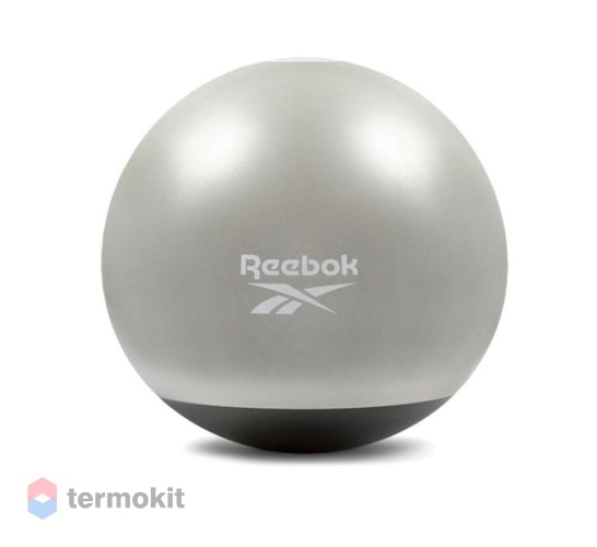 Гимнастический мяч Reebok серо-черный RAB-40016BK
