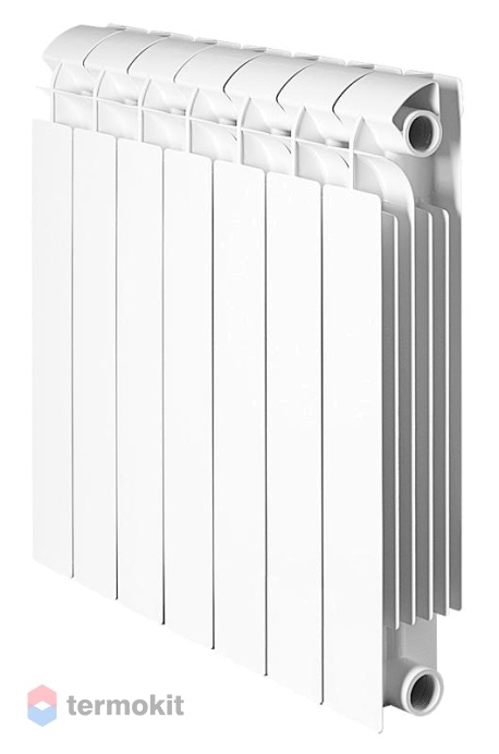 Секционный алюминиевый радиатор Global VOX-R 500 \ 04 cекции \ с боковым подключением