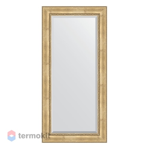 Зеркало с фацетом в багетной раме EVOFORM EXCLUSIVE 82 состаренное серебро с орнаментом BY 3610