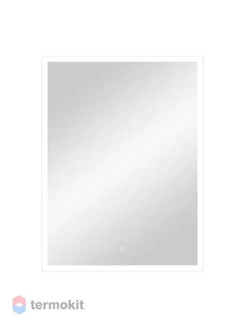 Зеркало Континент Frame white standart 60 с подсветкой белый ЗЛП944