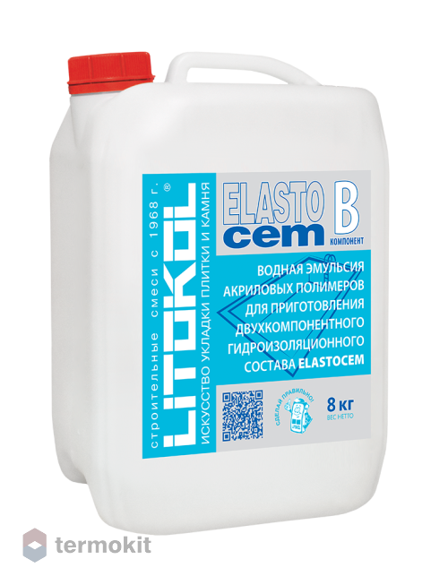 Эластичная Гидроизоляция Litokol Elastocem (A+B) компонент B 8 кг