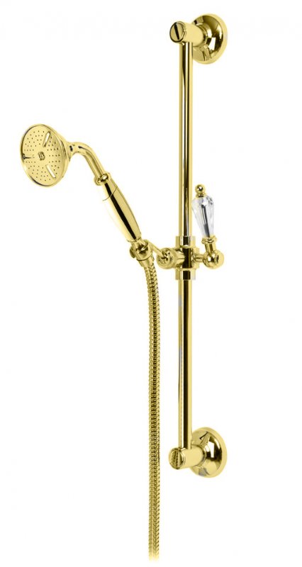 

Душевой гарнитур Cezares Vintage золото, ручка Swarovski VINTAGE-SD-03/24-Sw