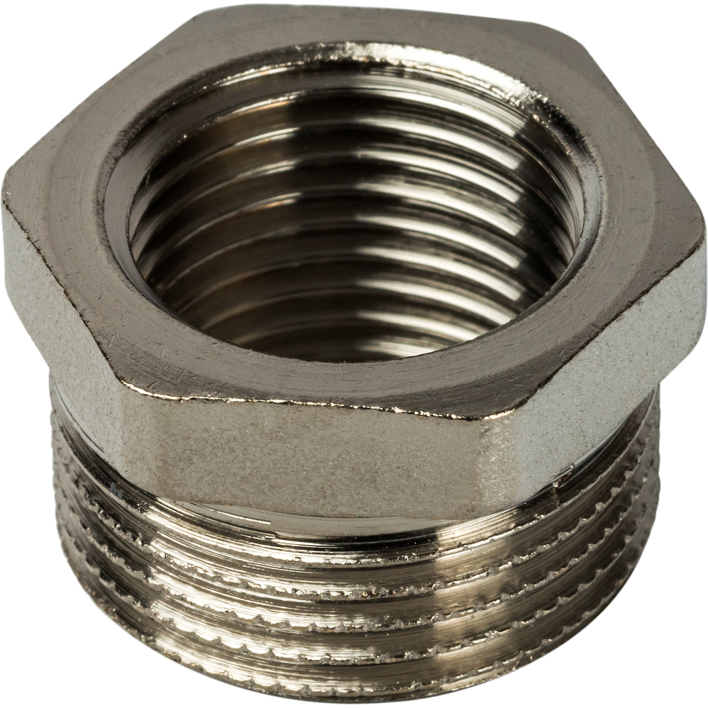 

STOUT Футорка НВ 3/4" x 1/2" никелированная