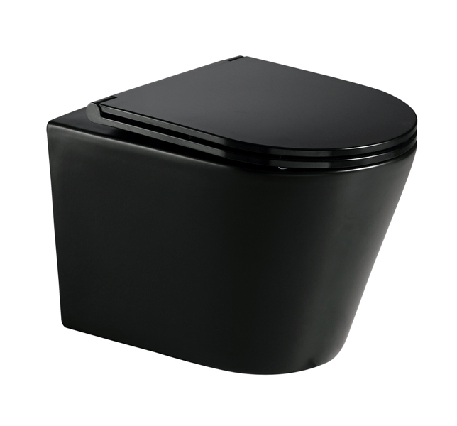 

Унитаз подвесной ESBANO с сиденьем Microlift MERIDA (Matt Black)