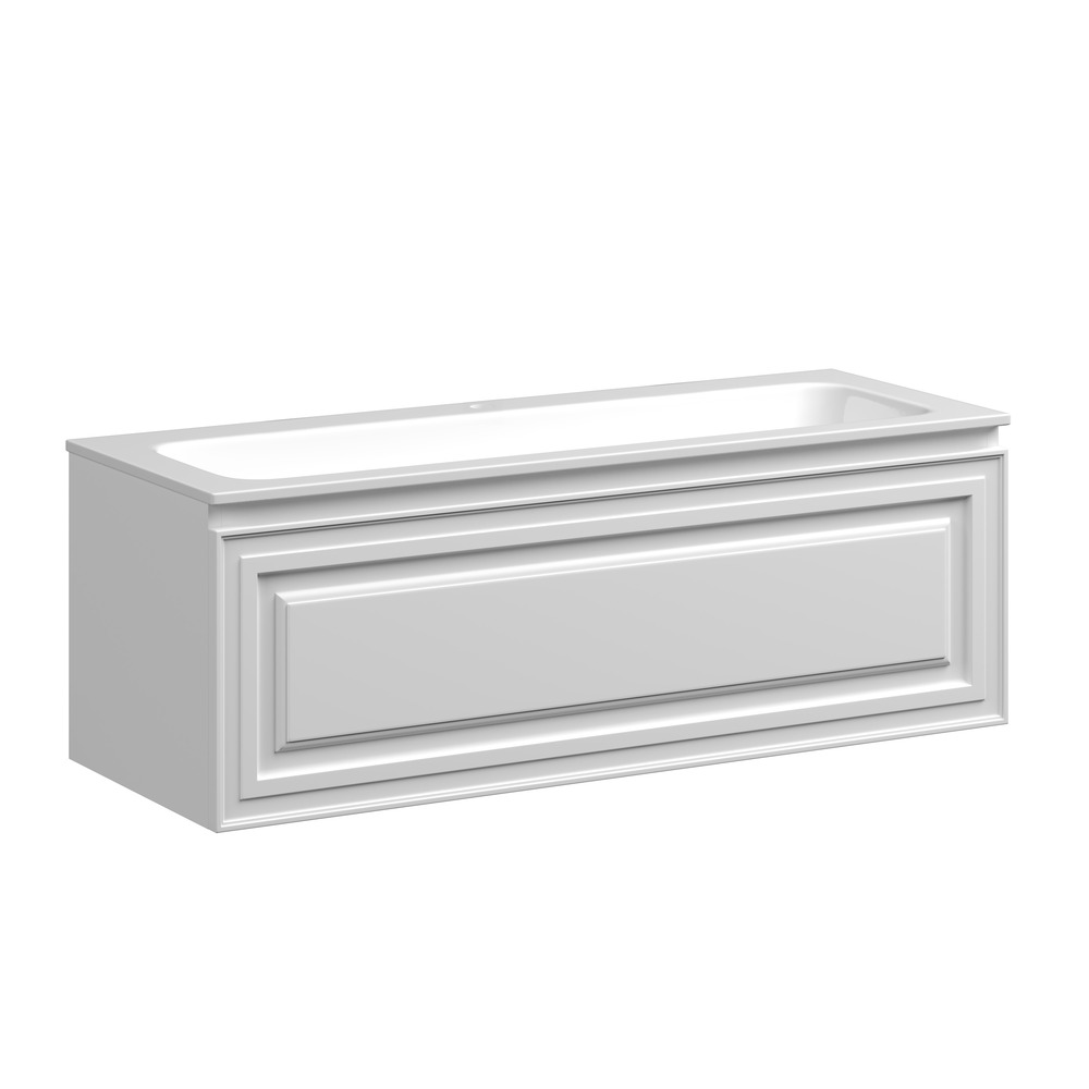 Тумба с раковиной SANCOS Very 120 подвесная bianco VR120W+CN7017