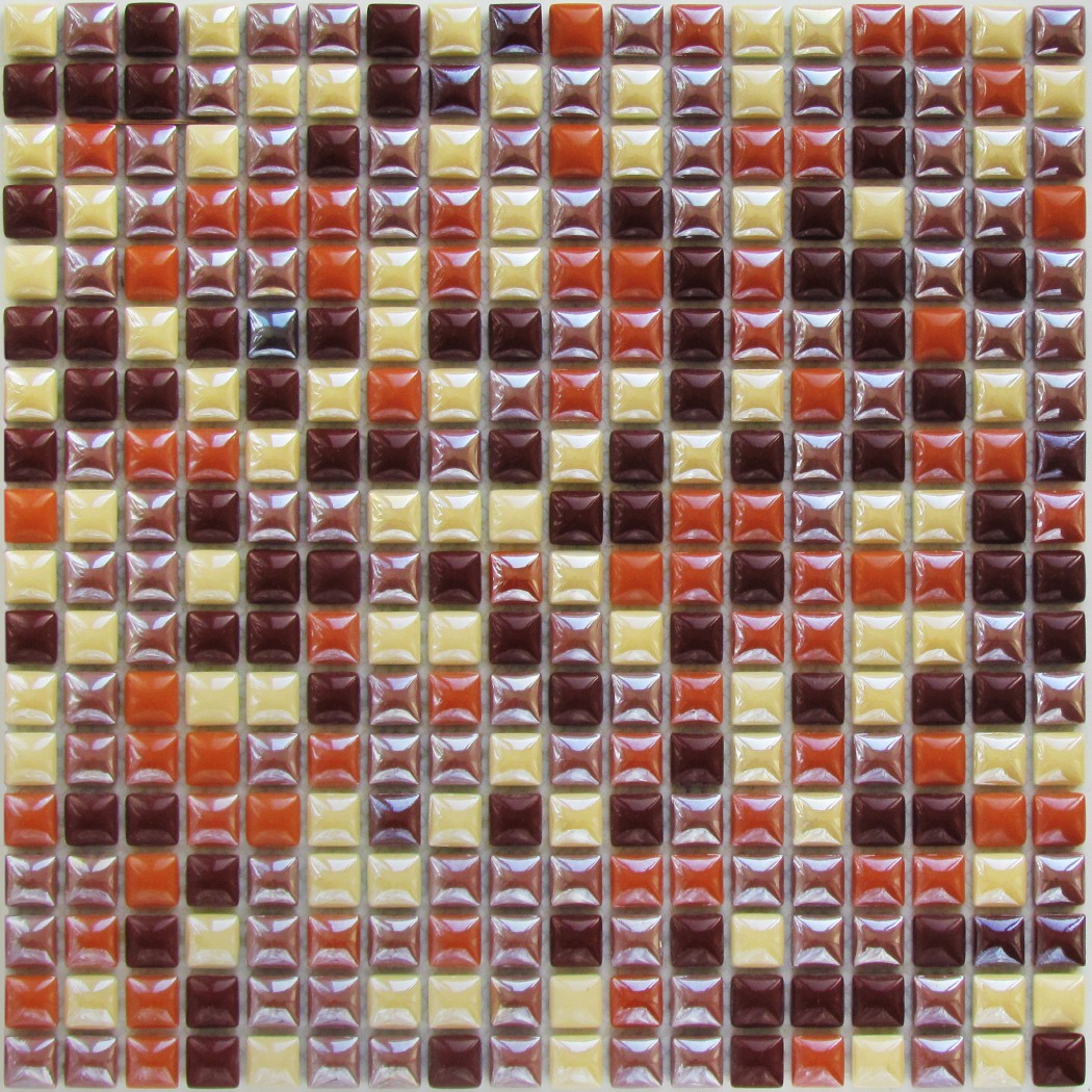 

Стеклянная Мозаика Bonaparte Caramel (15x15x8) 30х30