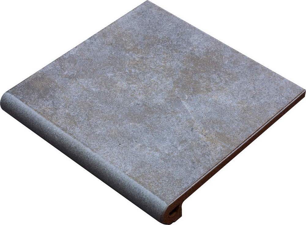 Ступень Gres de Aragon Peldano Mytho Acero фронтальная 33x33