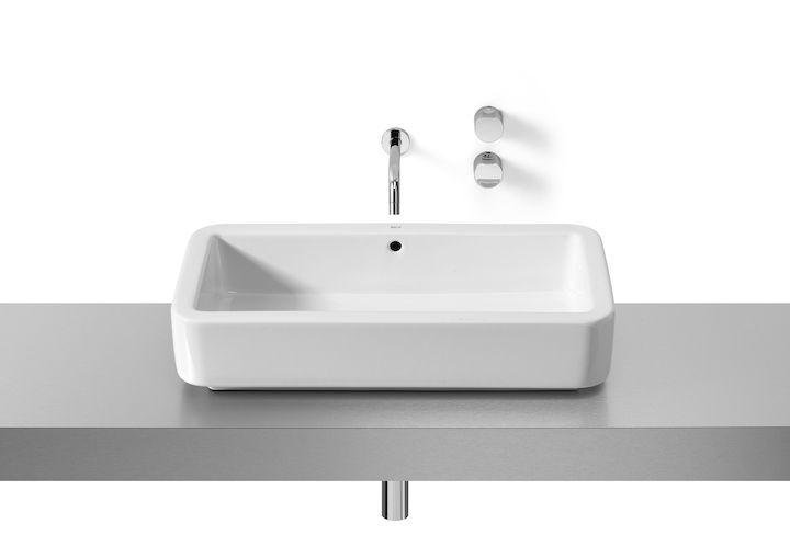 

Раковина накладная ROCA ELEMENT 700х380 без отверстия 7327572000
