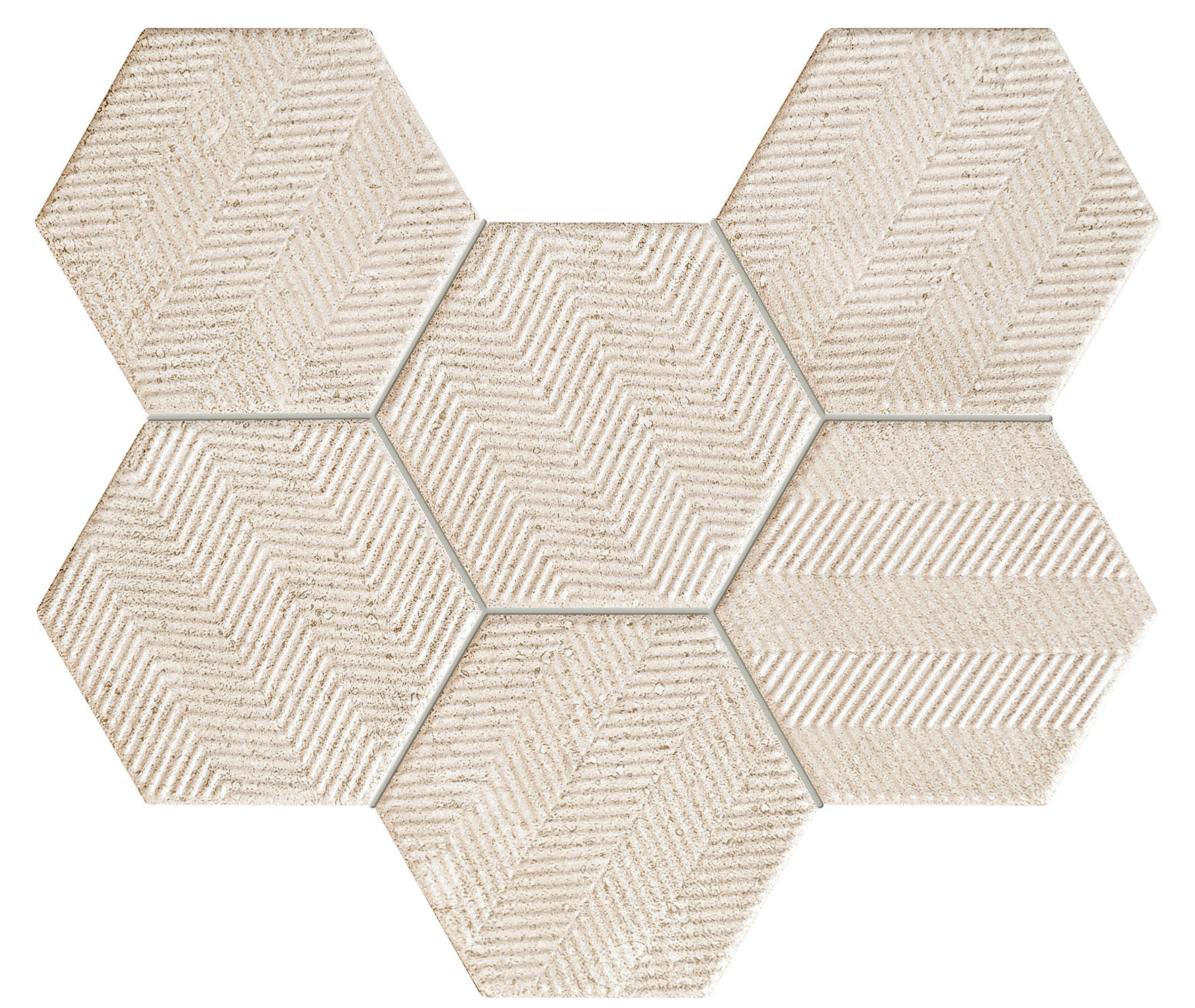 

Керамическая плитка Tubadzin Sfumato MS-Hex мозаика 28,9x22,1