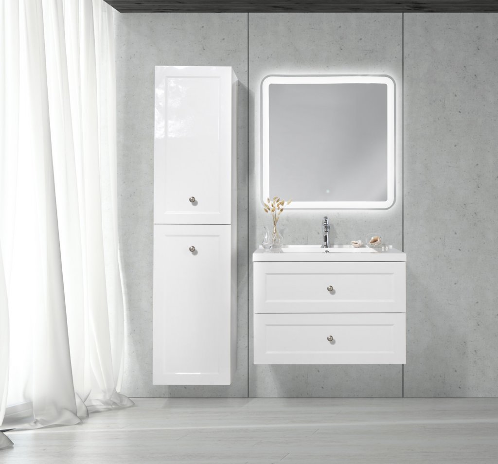 

База под раковину Belbagno DUBLIN подвесная 75 DUBLIN-750-2C-SO-BL Bianco Lucido