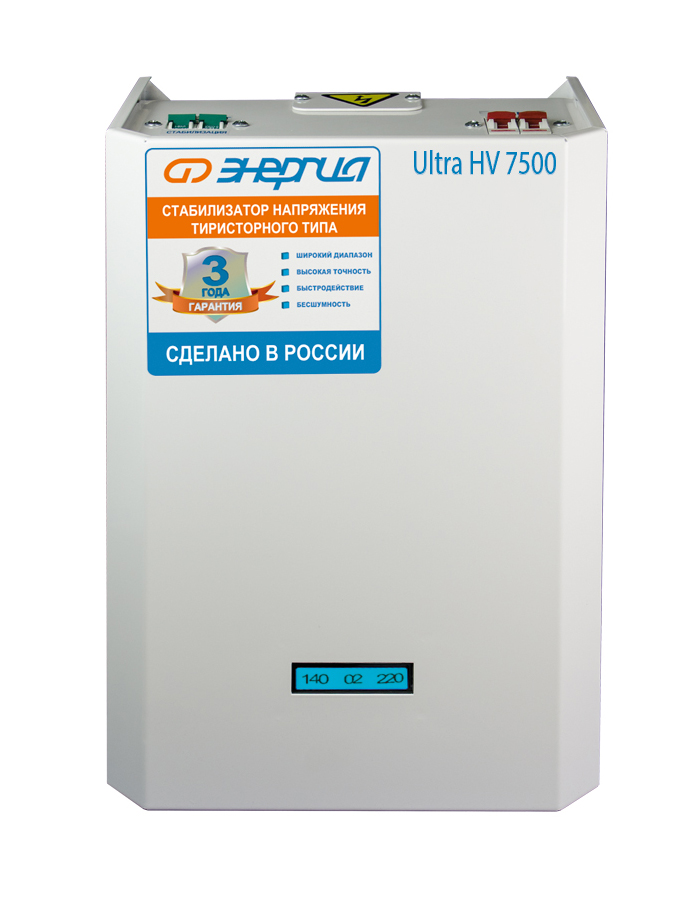 

Cтабилизатор ЭНЕРГИЯ 7500 ВА серии Ultra HV