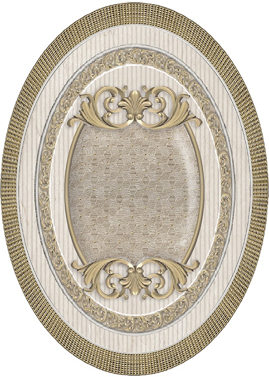 

Керамическая плитка El Molino Venecia Oro-Beige Medallon декор 14x10