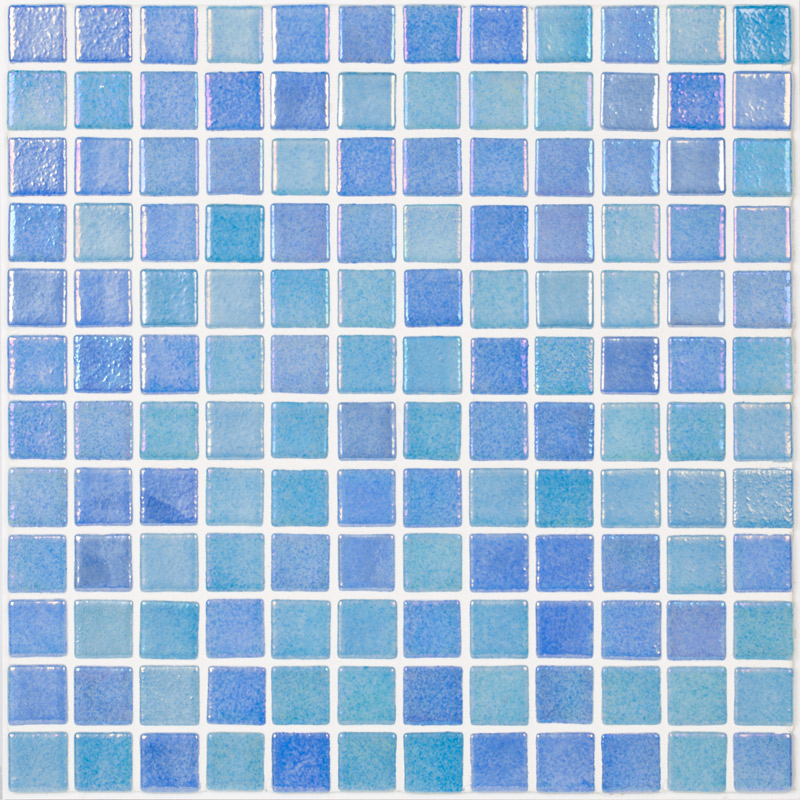 

Мозаика Стеклянная Vidrepur Shell Mix Blue 551/552 (на сетке) 31,7x31,7