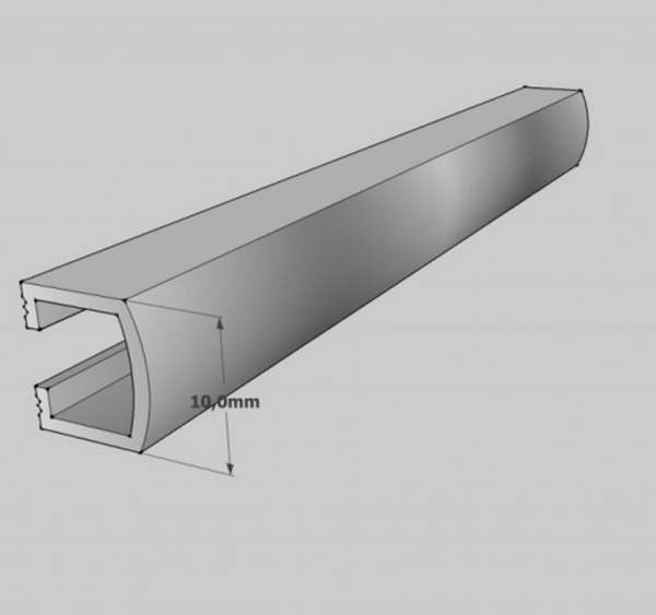 

Профиль Butech Profil B72122002 Pro-Telo Aluminio Anodized 8x10х2500