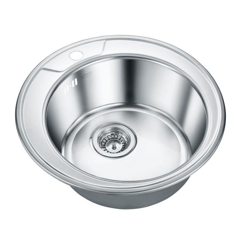 Мойка для кухни EMAR Steel хром 490