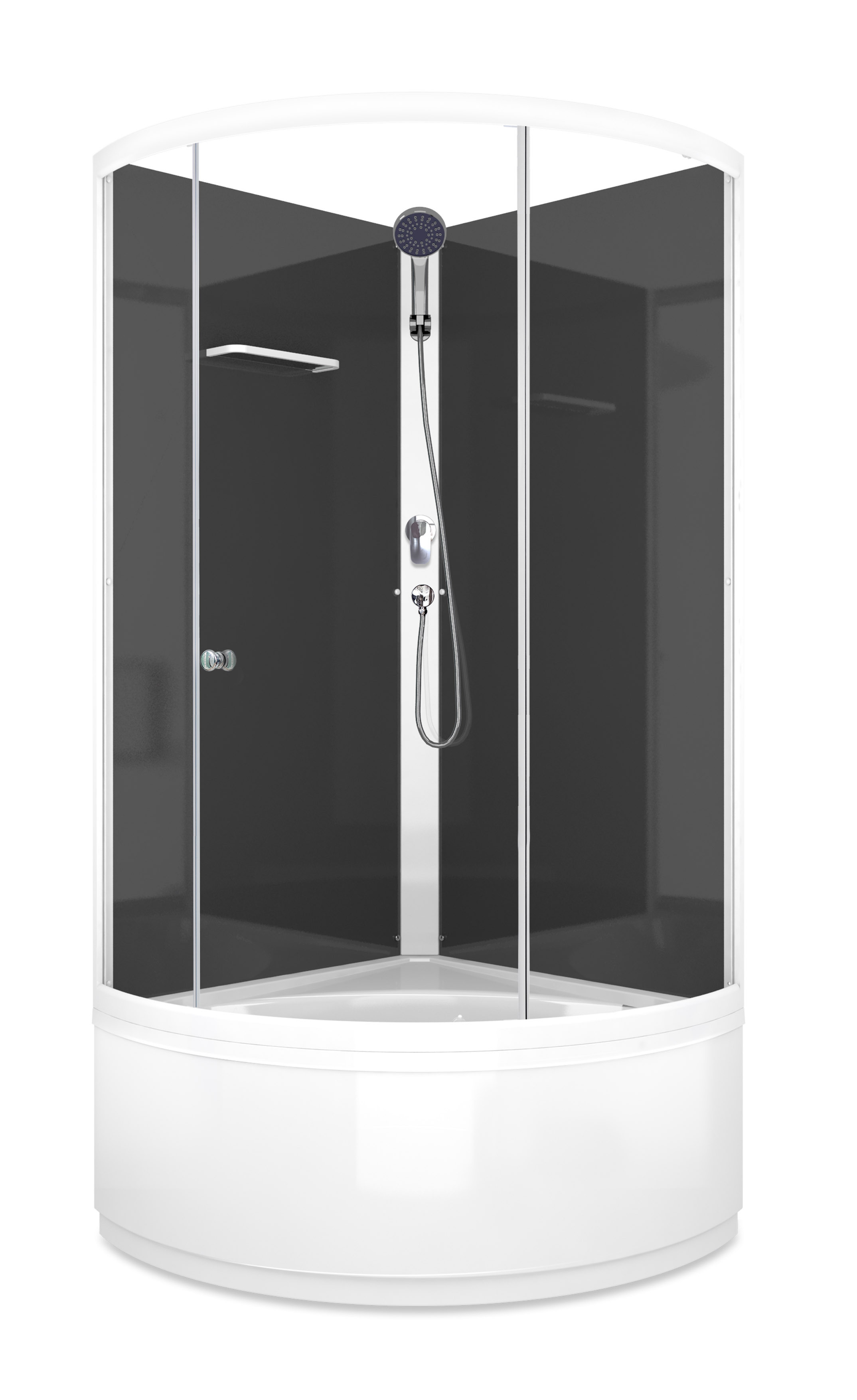 

Душевая кабина DOMANI-Spa Simple high без крыши 90х90х204 DS01ES99HBCl00