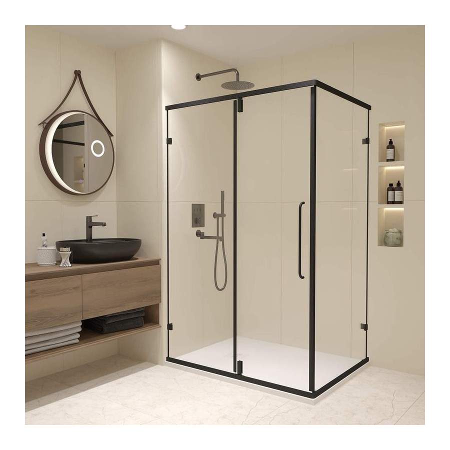 Душевой уголок RGW Classic CL-46B 100x90x185 черный матовый 72094609-14