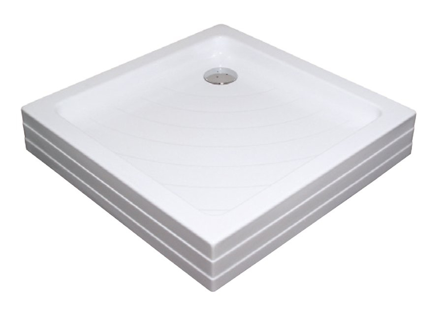 

Душевой поддон Ravak Angela 80x80 PU самонесущий с панелью, белый