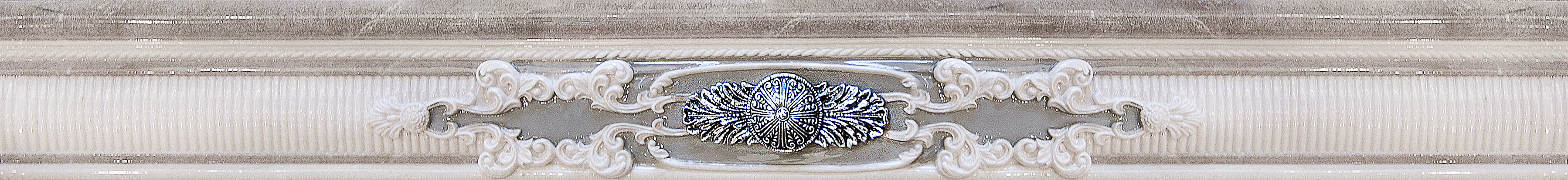 

Керамическая плитка Kerasol Persia Cenefa Gris бордюр 10х90
