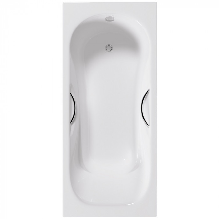 Ванна чугунная Delice Malibu 1700х700 с отверстиями для ручек DLR230608R