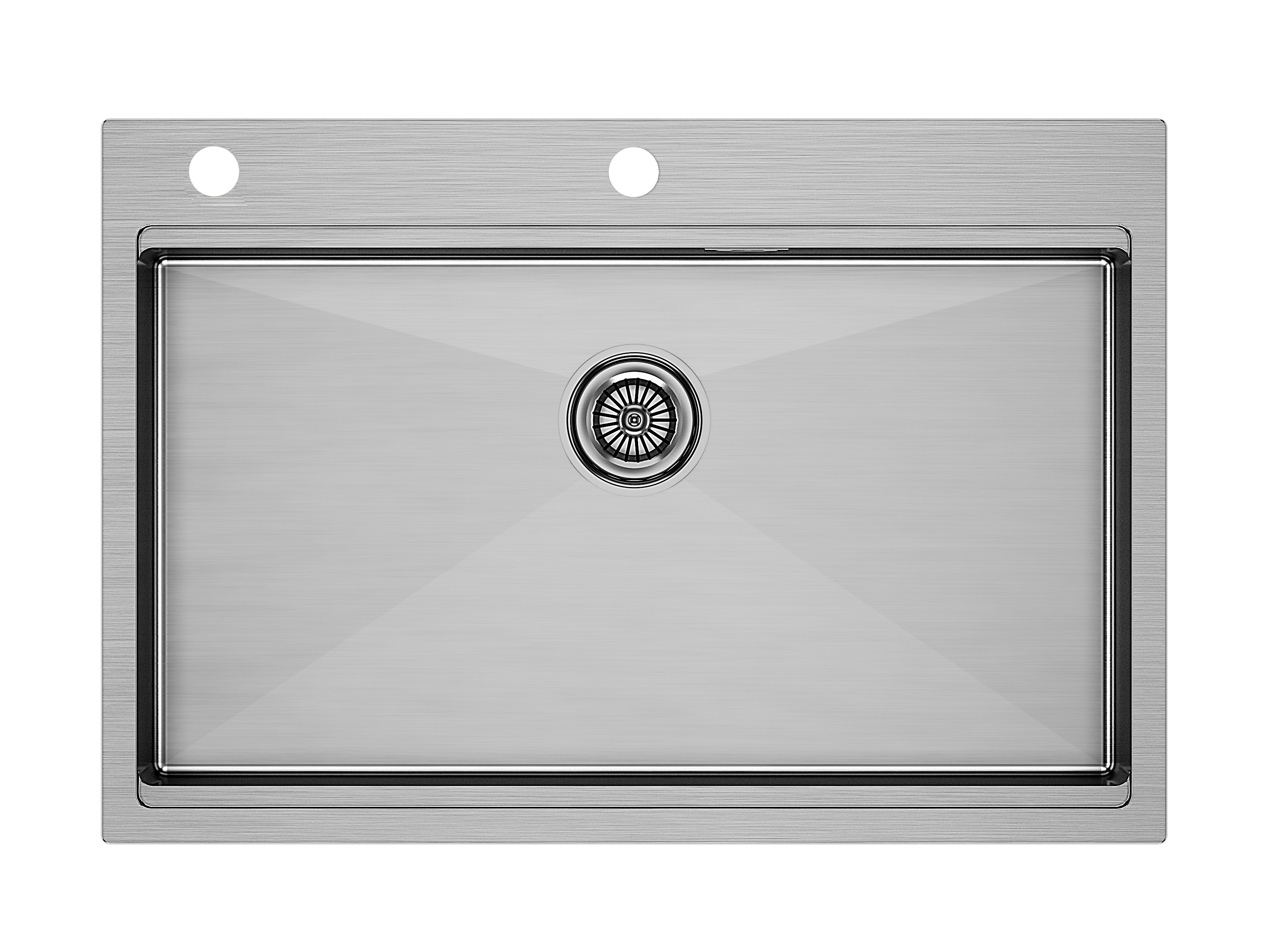 Мойка для кухни Paulmark VAST-PRO брашированная сталь PM707551-BS