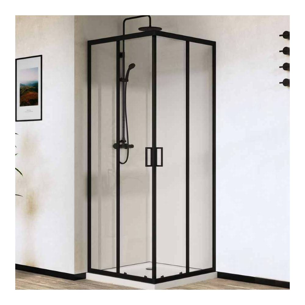 Душевой уголок Vincea City 1950x1000x900 черный VSS-5CT9010CLB