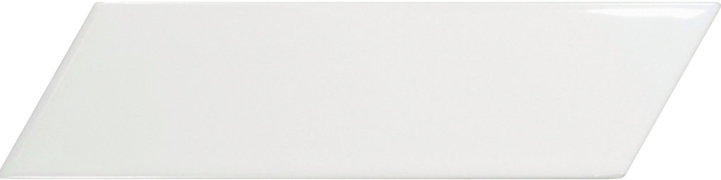 

Керамическая плитка Equipe Chevron 23351 White Left Matt настенная 5,2x18,6