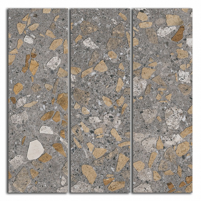 

Керамогранит Kerama Marazzi Терраццо коричневый мозаичный SG184/001 Декор 14,7х14,7