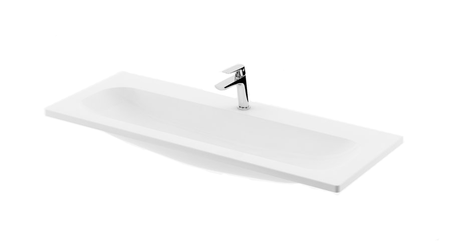 

Умывальник из литьевогого мрамора Ravak Ring 1000x380 XJK01110000