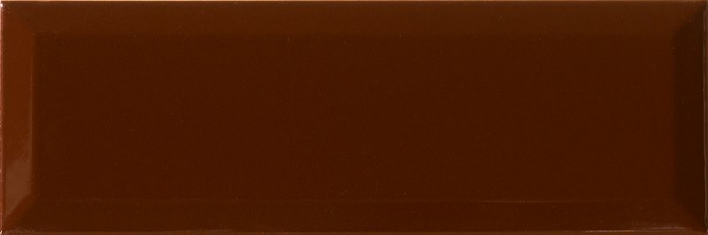Керамическая плитка Monopole Gourmet Marron Brillo Bisel Настенная 10x30