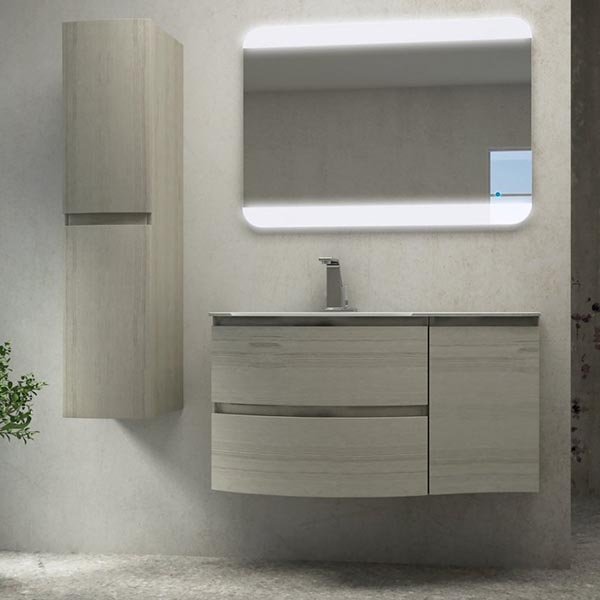 

Шкаф Cezares VAGUE подвесной 54848 правый Rovere sbiancato