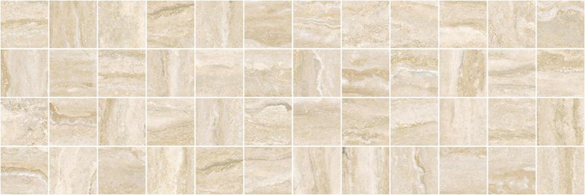 

Керамическая плитка Laparet Glossy Декор мозаичный бежевый MM11189 20х60