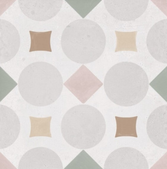 Керамогранит Harmony Patterns Pink Geometric 22.3x22.3