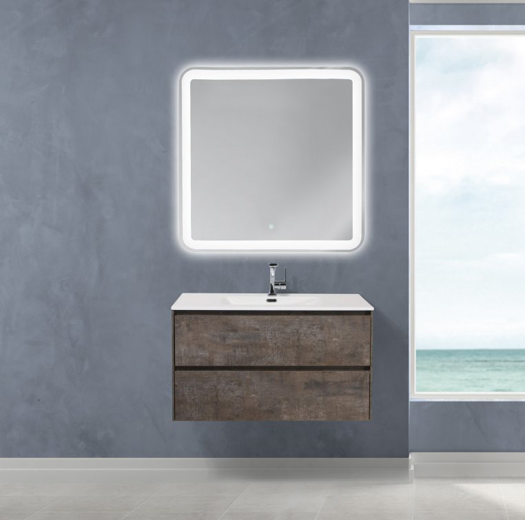 

База под раковину Belbagno PIETRA подвесная 60 PIETRA-600-2C-SO-SCM Stucco Cemento