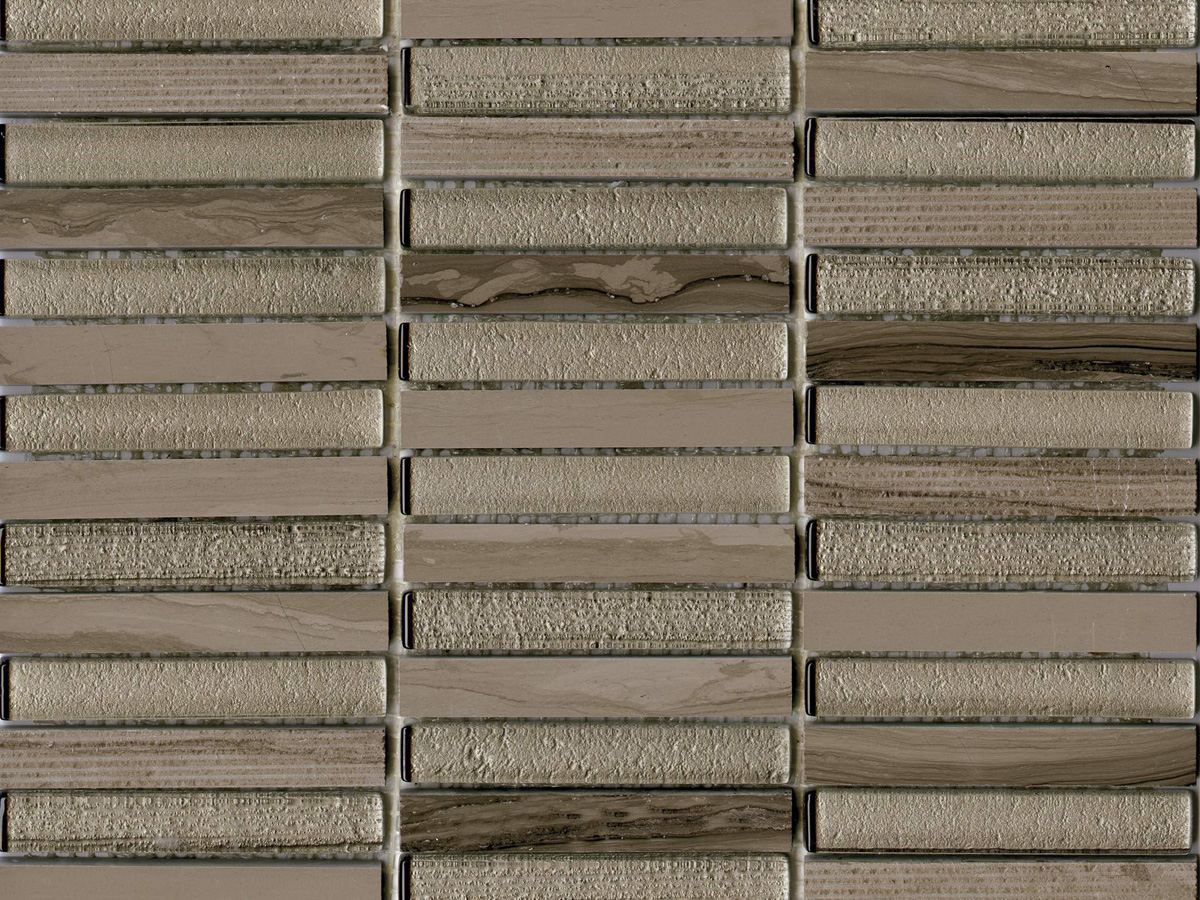 

Керамическая плитка Lantic Colonial Mosaico Time Text Linear Silver Wood Мозаика 30,5x30