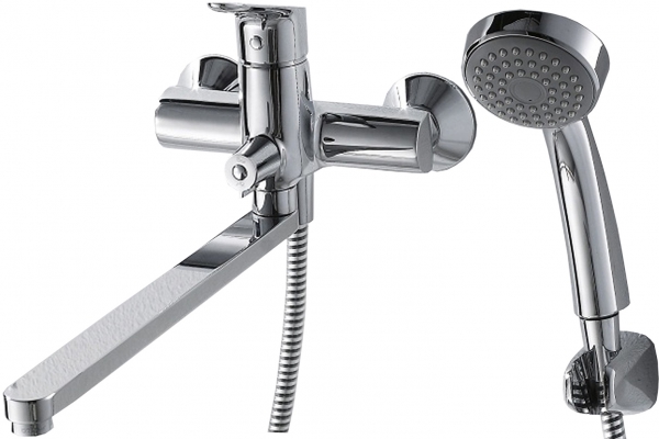 

Смеситель для ванны и душа Bravat Drop F64898C-LB
