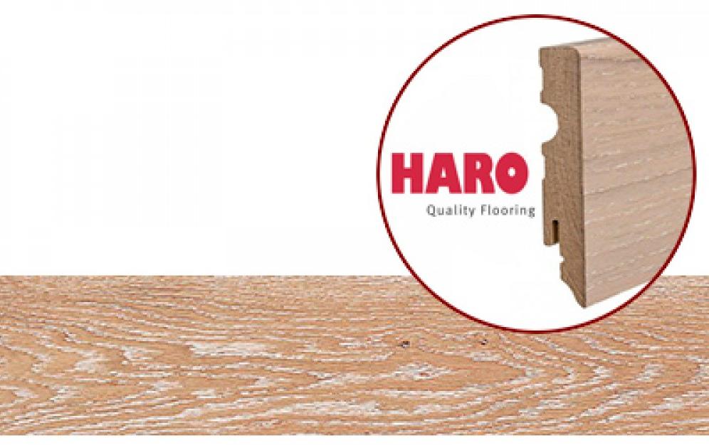 

Плинтус Haro Шпонированный 407737 Дуб Выбеленный Браш